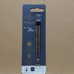 【純正・新品】◆ パーカー PARKER ボールペン リフィル 替芯《 2本入・バリューパック 》黒・M字 ◆ ⇒【送料込みです！】