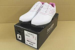 SH075 未使用◆e comfort 98622J_WO_25.0cm レディース ゴルフシューズ WOMENS フットジョイ FOOTJOY 日本正規品