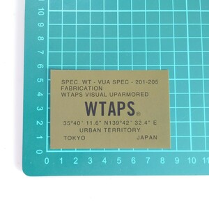 最終出品!! WTAPS ステッカー 送料無料!! 正規品 ダブルタップス wtaps グリーン Wtaps