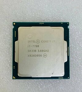 CPU インテル Intel Core i7-7700 3.60GHZ SR338 LGA1151 Core i7 第7世代 CPU プロセッサー 中古 動作品