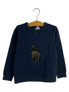 POLO RALPH LAUREN◆セーター/120cm/ウール/GRY/ボーダー