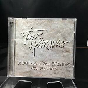 108◇Fair Warning | フェア・ウォーニング A Decade of Fair Warning 2枚組 ロック 中古品