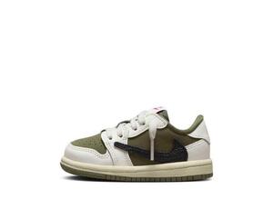 Travis Scott Nike TD Air Jordan 1 Low OG SP "Reverse Olive" 8cm DO5441-200