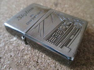 ZIPPO 『NISSAN SKYLINE 5th C210〔1977-1981〕』2007年1月製造 日産スカイライン ハコスカ ケンメリ オイルライター ジッポー 廃版激レア