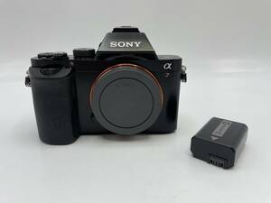 【良品】Sony / ソニー α7 ボディ ILCE-7 / 動作確認済 / 予備バッテリー / ミラーレス一眼【SK041】