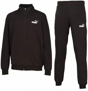 (新品・未使用)PUMA/ESS ELEVATED Sweat Suit スウェット スーツ 上下セット XXLサイズ[678452 01] ジャージ プーマ 黒 ブラック メンズ 3L