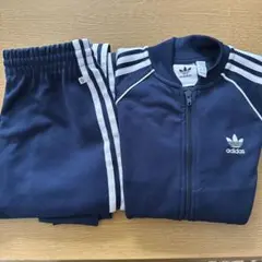 adidas ジャージ上下セット ネイビー