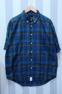 2-0520A/DESCENDANT 20ss HYANNIS B.D SS SHIRT ディセンダント ハイアニス BDチェックシャツ 送料200円