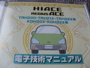 送料無料新品代引可即決《トヨタ純正TRH200系ハイエース修理書KDH22電子技術マニュアル211絶版品220電気配線図集2007整備要領書H19MC解説書