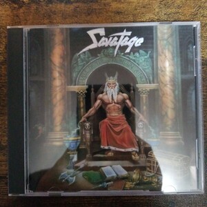 【輸入盤CD】SAVATAGE　HALL OF THE MOUNTAIN KING　1987年US初版　