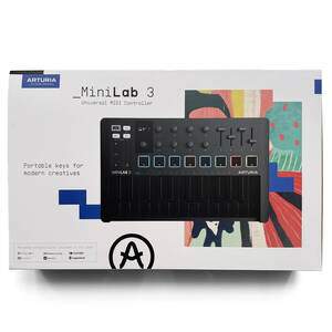 Arturia｜新品 Minilab 3 Deep Black [MIDIキーボード／MIDIコントローラ／パッド／Novation／Korg／Roland／AKAI MPC]