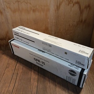 ★未使用★Canon トナー NPG-52 Toner Black/GPR-15 Toner 2点セット 未開封 保管品