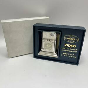 【UD0604.2-27ST】☆未使用☆ZIPPO LIMITED EDITION AN AMERICAN SPIRIT 限定ナンバー入り ディスプレースタンド付き ジッポー 喫煙具