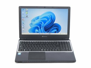 カメラ内蔵/中古/15.6型/ノートPC/Windows11/新品SSD256GB/8GB/Celeron 2955U /GateWay　NE572-F14D /F 　　Office搭載/HDMI/無線WIFI/Blue