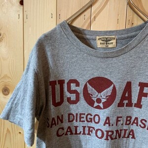 [KWT2369] UNITEDSTATES 半袖Tシャツ グレー キッズ 160 ポス