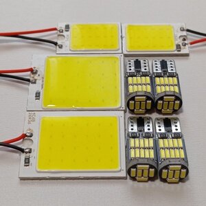 ランクル80 ランドクルーザー 超爆光！T10 LED ルームランプ 8個セット ホワイト トヨタ 80系 /c24/c18/26