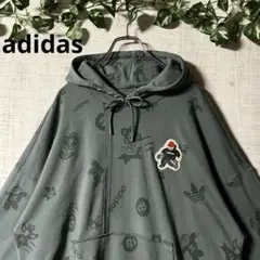 adidasアディダス×CHARR コラボパーカー サイズＬ