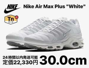 新品 Nike Air Max Plus White 30.0cm