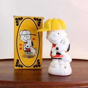 【送料無料】美品！ 1960〜1970年代 ビンテージ エイボン AVON SNOOPY ピーナッツ チャーリーブラウン スヌーピー ヴィンテージ 容器 箱付