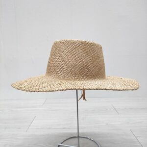 HUMAN WOMAN 新品 pqnq HAT 定価17600円 天然草木 帽子 ハット ベージュ ヒューマンウーマン 4-0826S 244585