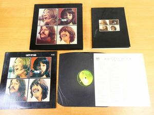 S) THE BEATLES ビートルズ 「 LET IT BE 」 LPレコード ※冊子付 AP-9009 @80 (5)