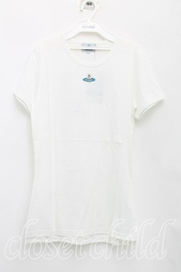 Vivienne Westwood MAN / カラーオーブ刺繍Tシャツ L 白 H-24-09-22-032-ts-OD-ZH