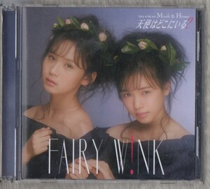 Ω フェアリー ウィンク fairy w!nk 荒巻美咲 運上弘菜 サイン入 DVD付 2枚組 CD/天使はどこにいる?/HKT48 SKE48 白井琴望 NMB48 ふぅさえ