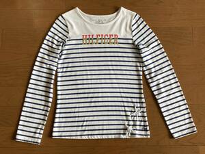 トミーヒルフィガー　TOMMY HILFIGER 長袖　Ｔシャツ　ボーダー　ガール　キッズ　160 レディース　S