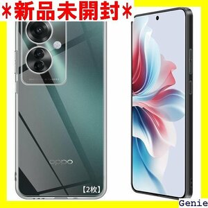 2枚 ケース OPPO Reno11 A 用 軽量 ケ Reno11 A 対応 保護ケース クリア + ブラック 52