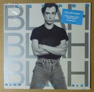 IGGY POP「BLAH BLAH BLAH」米ORIG [半透明盤] シュリンク美品