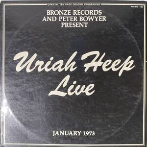 30207 【ジャンク品】 URIAH HEEP/URIAH HEEP LIVE 2枚組