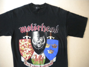 ビンテージ 90S motorhead モーターヘッド ワールド ツアー 1997 Tシャツ UK スラッシュ ハードコア ブラック