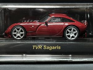 京商 1/64 ブリティッシュスポーツカーコレクション TVR Sagaris サガリス レッド