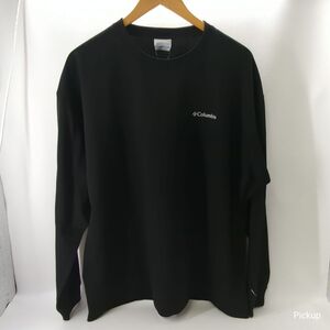 【未使用品】タグ付き Columbia SIZE M メンズ ブラック トロバレーロングスリーブTシャツ コロンビア 長袖Tシャツ ロンT ◆3104/磐田店