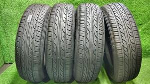 中古 ダンロップ タイヤ 165/70R14 EC202 2022年製 サマー 夏タイヤ 4本セット