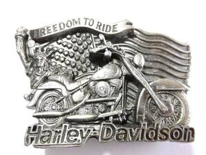 vintage ハーレーダビッドソン HARLEY-DAVIDSON アメリカ製 ベルト用バックル made in usa BARON 1991