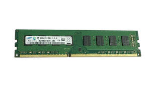【中古パーツ】PC3 本体用 DDR3 メモリ　SAMAUNG 4GB 2R*8 PC3-12800U-11-10-B0 4GBx1枚　計4GB ■Ｍ（108）