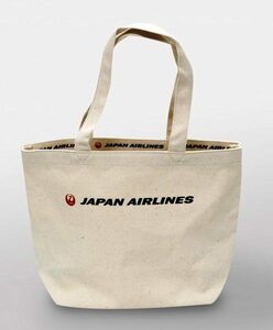 JAL ファスナー付きトートバッグ ホワイト