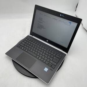 ★SSD搭載/左側面破損あり★ HP ProBook 430 G5 [Core i3 8130U 8GB 256GB 15.6インチ OSなし] 中古 ノートパソコン (8638)