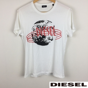 美品 DIESEL ディーゼル 半袖Tシャツ ホワイト サイズS 返品可能 送料無料