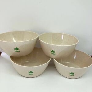 ◆LOGOS◆ロゴス【バイオプラント ボウル 4個セット+収納巾着】割れない・軽い ◆アウトドア食器 キャンプ