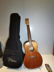 【岐阜発 綺麗 エレアコ ケース付 中古】TAKAMINE PTU431K N