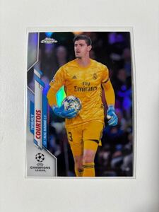 topps chrome refractor courtois real madrid レアルマドリード　クルトワ