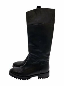 MAX MARA◆ロングブーツ/36/BLK/レザー