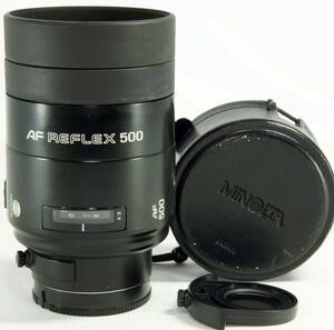 F05中古品 ミノルタ AF 500mm F8 レフレックス