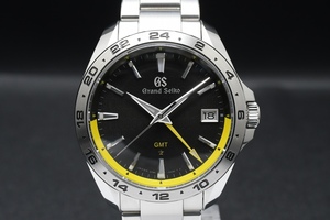 希少/美品 箱・ギャラ付 SEIKO GS GMT Ref:9F86-0AA0/SBGN001 グランドセイコー 25周年記念限定800本 キャリバー9F ■31649