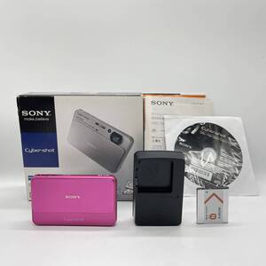  【完動品・状態良好品・備品箱付き】Sony Cyber-shot DSC-T99 PINK 　コンデジ　デジカメ　デジタルカメラ　