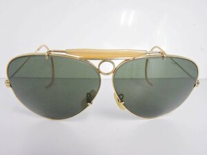 正規品 B&L RAY-BAN ボシュロ ムレイバン サングラス ドロップ型 シューター ゴールドカラー アメリカ