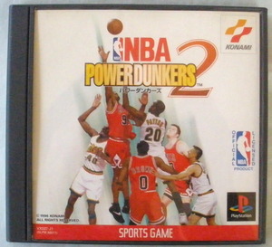 ★【ゲーム】NBA パワーダンカーズ2◆Playstation◆バスケットボールゲーム◆コナミ◆１９９６年１１月２９日◆