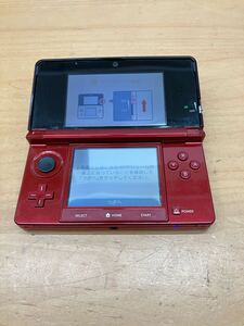 【c531】稼働 任天堂 3DS ニンテンドー3DS NINTENDO 3ds メタリックレッド CTR-001 初期化済